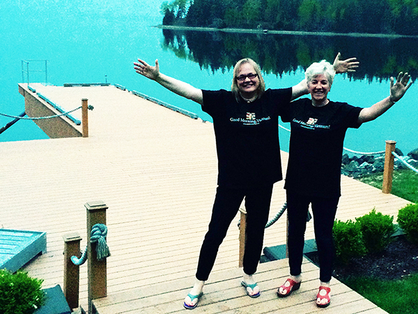 Dorothy Tennant and Annette Verschuren
